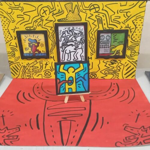 Maqueta del museo de Keith Haring