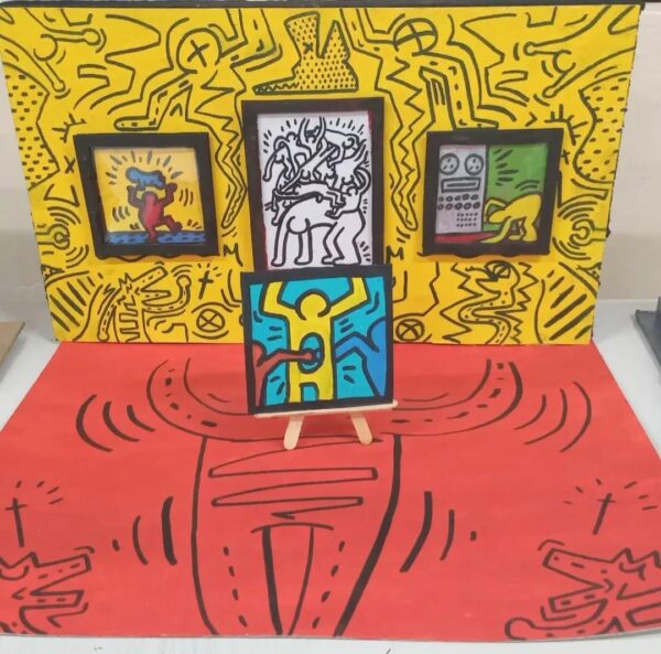 Maqueta del museo de Keith Haring